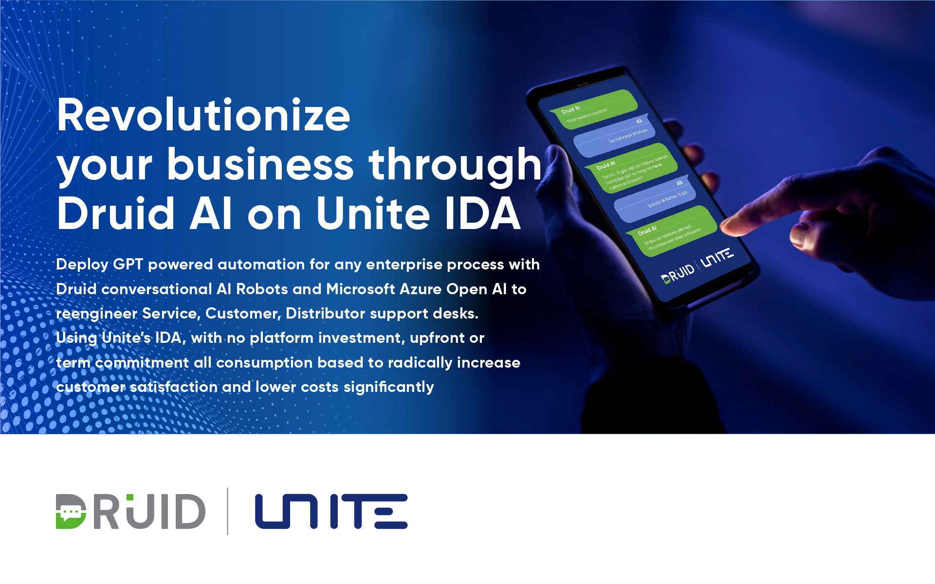 Revolutionize your business through Druid AI on Unite IDA